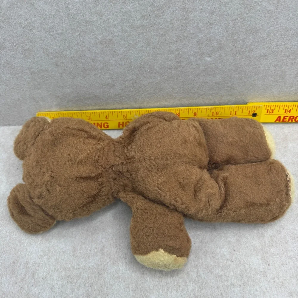 Vintage‎ 1950s Brown Teddy Bear Plush Wind up Musical Rubber Muzzle 12